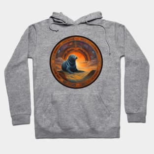 Dreaming Seal Sunset Hoodie